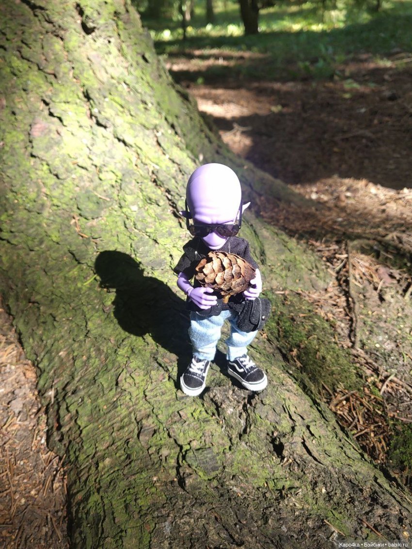 Инопланетянин в Гатчине — Домашние фото авторских кукол: личные коллекции