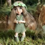 Шарнирная BJD бжд феечка с русыми волосами 8 см