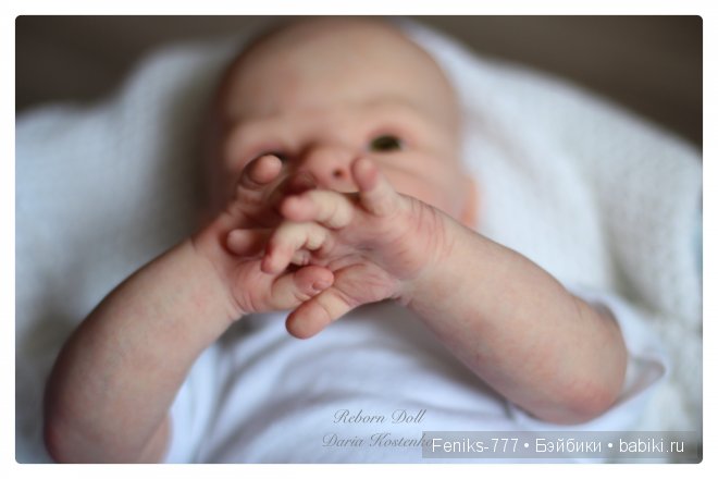 Нежный малыш! Кукла Реборн Дарьи Костенко