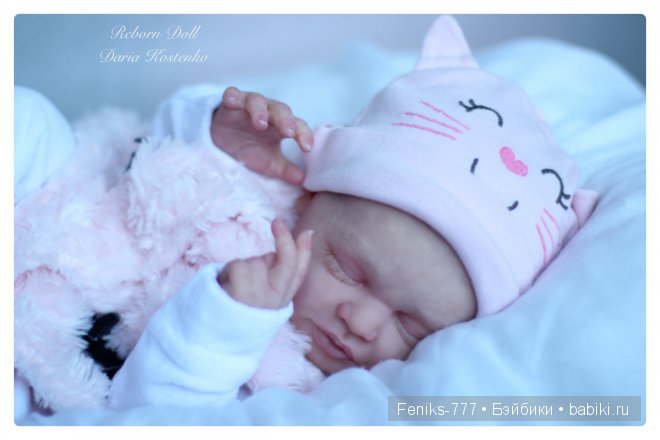 Кирочка, из молда Mihrimah. Кукла Реборн Дарьи Костенко