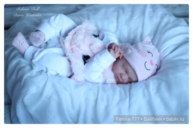 Кирочка, из молда Mihrimah. Кукла Реборн Дарьи Костенко