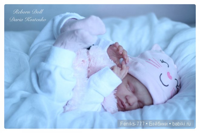 Кирочка, из молда Mihrimah. Кукла Реборн Дарьи Костенко