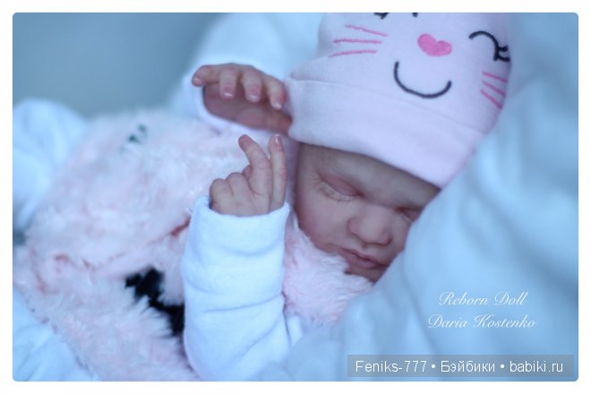 Кирочка, из молда Mihrimah. Кукла Реборн Дарьи Костенко