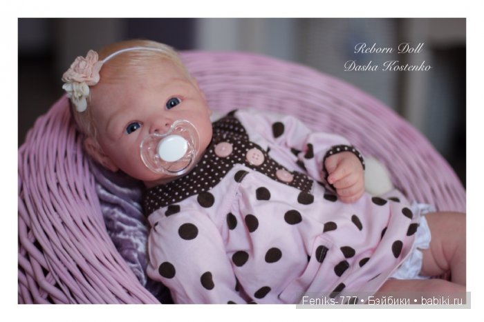 Маленькая моделька Peris!Кукла Реборн Даши Костенко (фото 7)