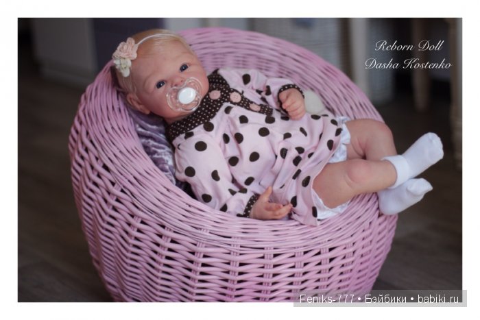 Маленькая моделька Peris!Кукла Реборн Даши Костенко (фото 5)