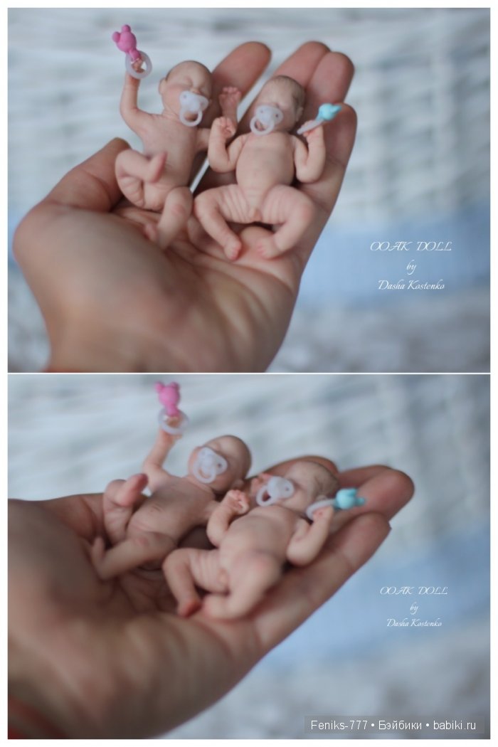 Савушка и Софушка! ООАК мини куклы Даши Костенко