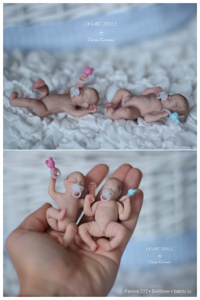 Савушка и Софушка! ООАК мини куклы Даши Костенко