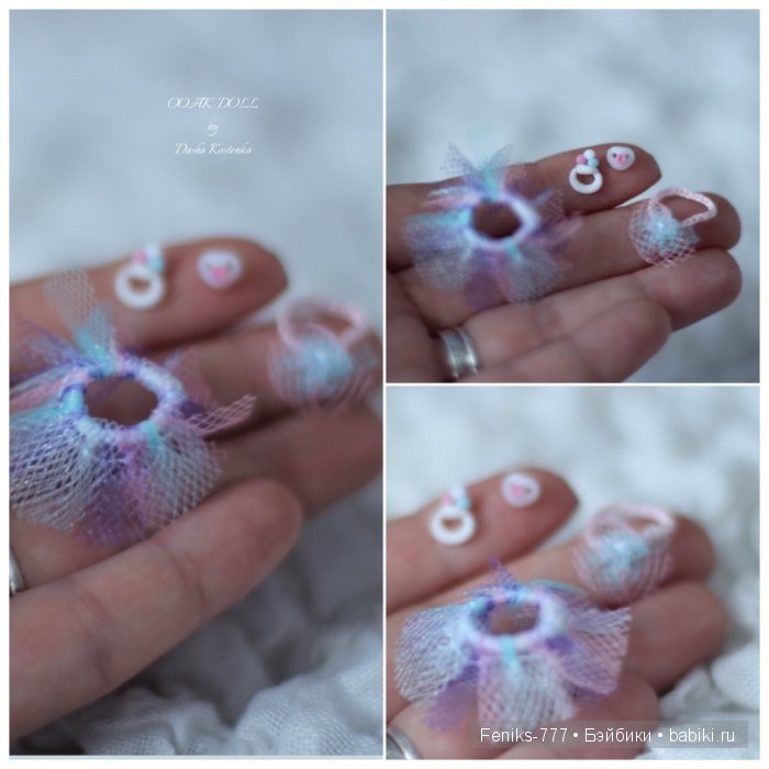 Проша, Гоша и Лизонька! ООАК мини куклы Даши Костенко (фото 8)