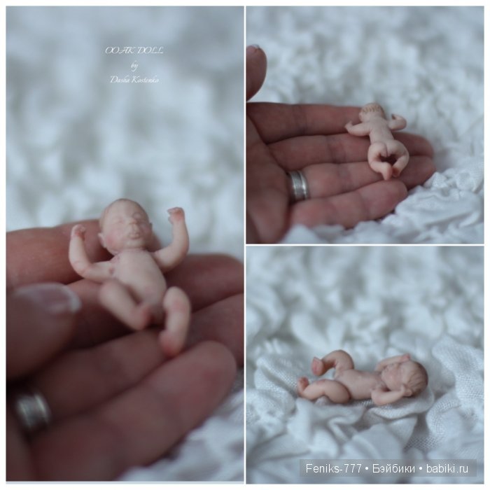 Проша, Гоша и Лизонька! ООАК мини куклы Даши Костенко (фото 3)