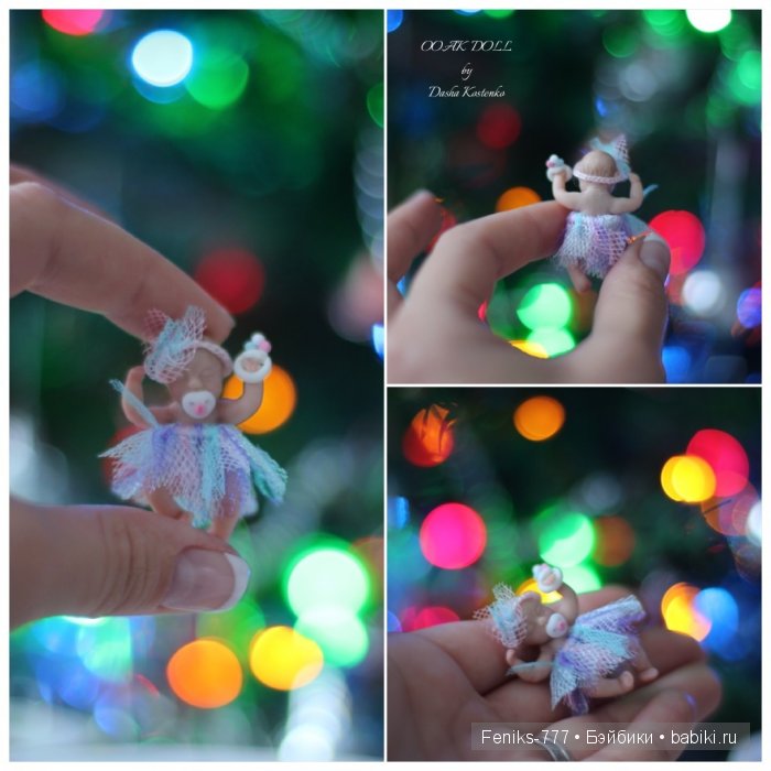 Проша, Гоша и Лизонька! ООАК мини куклы Даши Костенко (фото 7)