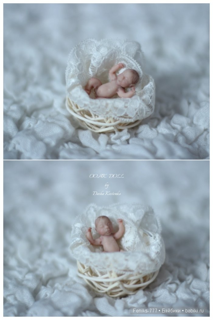 Проша, Гоша и Лизонька! ООАК мини куклы Даши Костенко (фото 4)