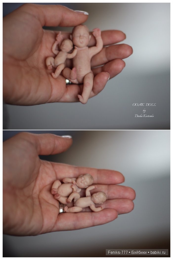 Проша, Гоша и Лизонька! ООАК мини куклы Даши Костенко