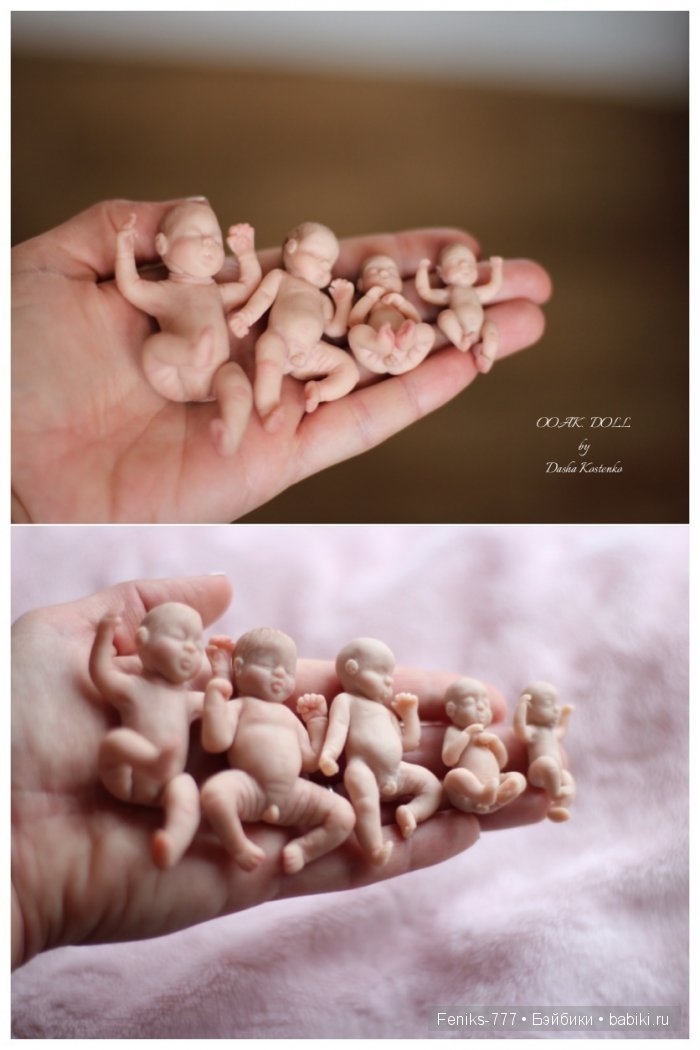 Проша, Гоша и Лизонька! ООАК мини куклы Даши Костенко