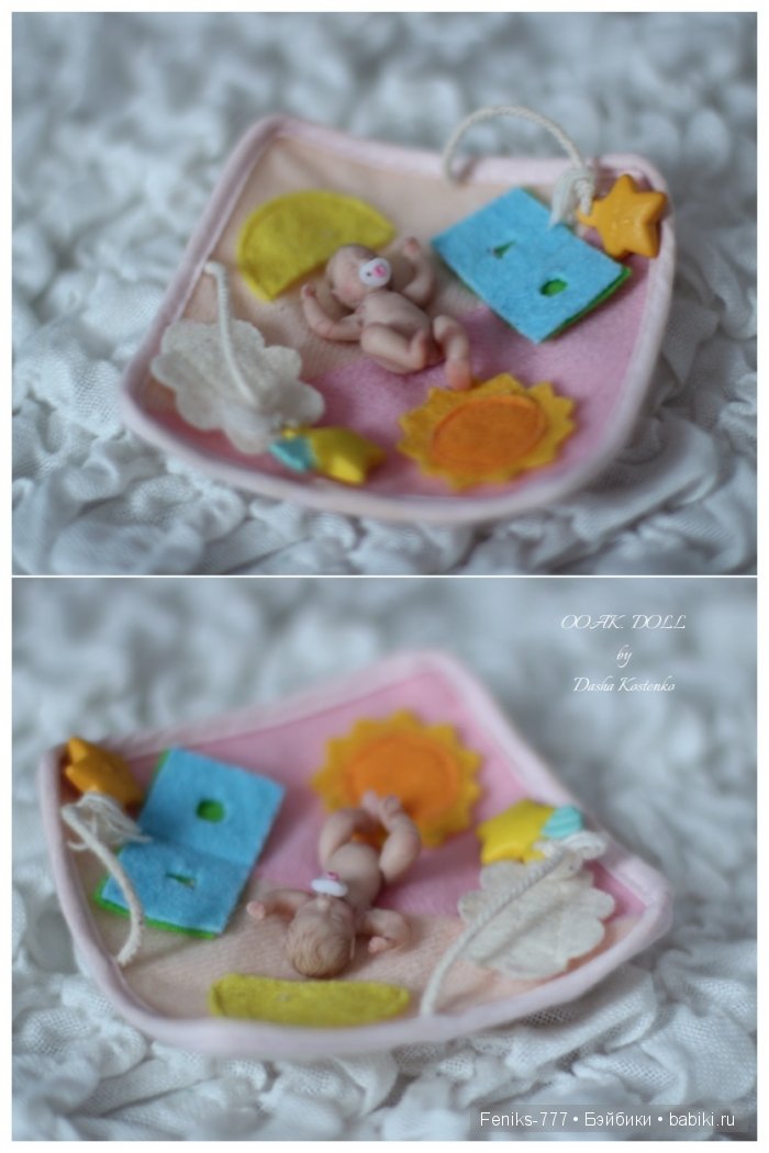 Проша, Гоша и Лизонька! ООАК мини куклы Даши Костенко (фото 5)