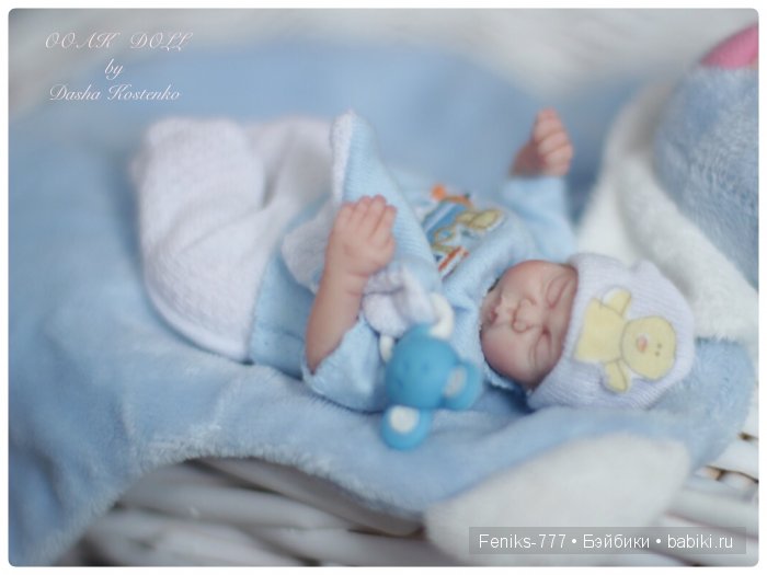 Виктор для Виктории. ООАК мини кукла Даши Костенко (фото 3)