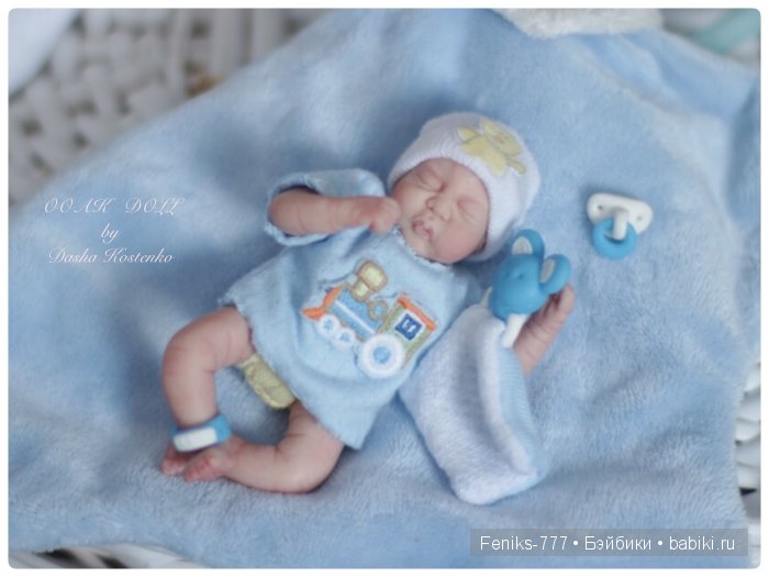 Виктор для Виктории. ООАК мини кукла Даши Костенко (фото 5)