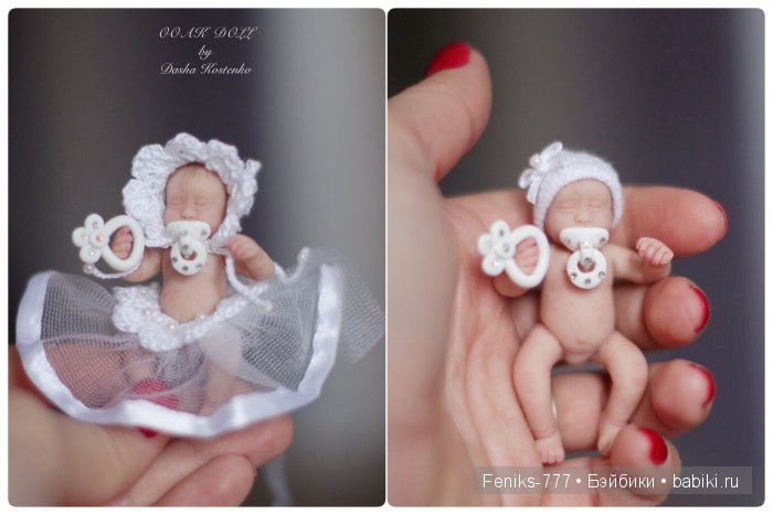 Безмятежные сны...ООАК мини куклы Даши Костенко