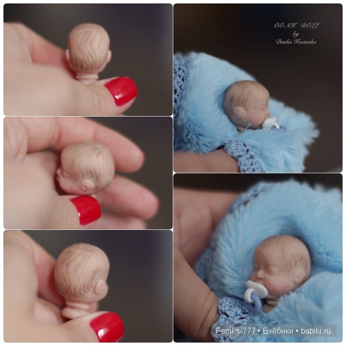 Безмятежные сны...ООАК мини куклы Даши Костенко