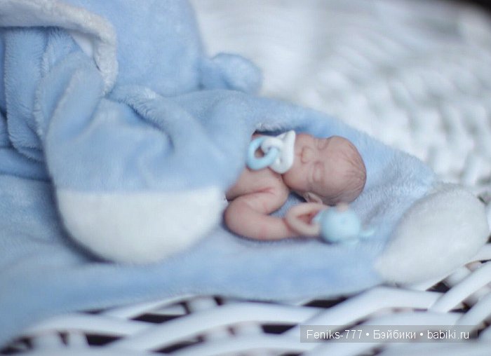 Безмятежные сны...ООАК мини куклы Даши Костенко