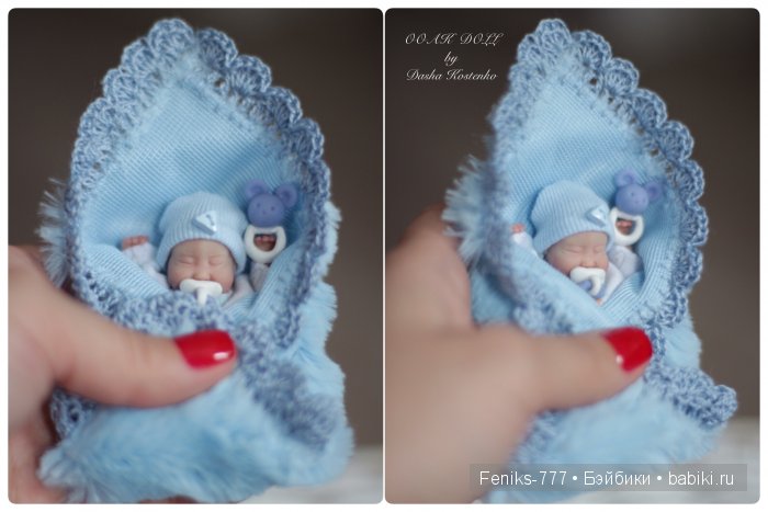 Безмятежные сны...ООАК мини куклы Даши Костенко