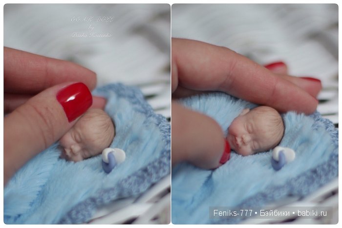 Безмятежные сны...ООАК мини куклы Даши Костенко