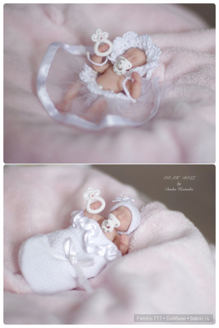 Безмятежные сны...ООАК мини куклы Даши Костенко