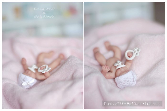 Безмятежные сны...ООАК мини куклы Даши Костенко