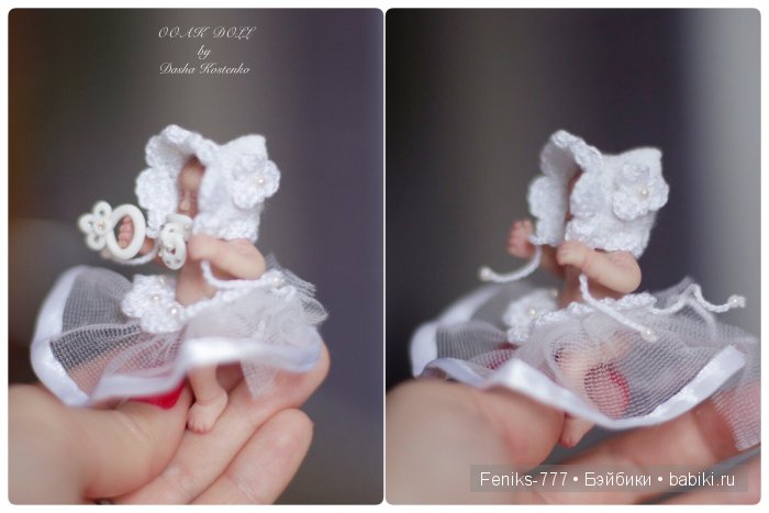 Безмятежные сны...ООАК мини куклы Даши Костенко