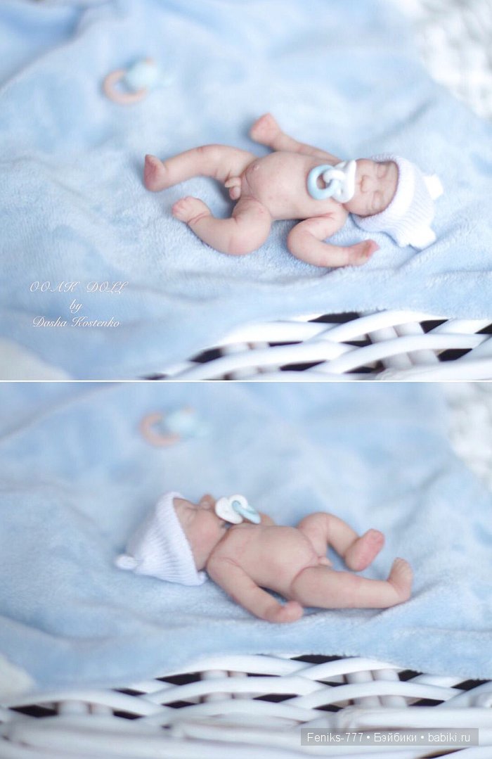 Безмятежные сны...ООАК мини куклы Даши Костенко