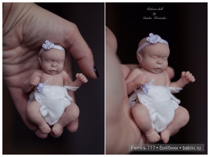 Ясенька - лавандовая принцесса! ООАК мини кукла Даши Костенко