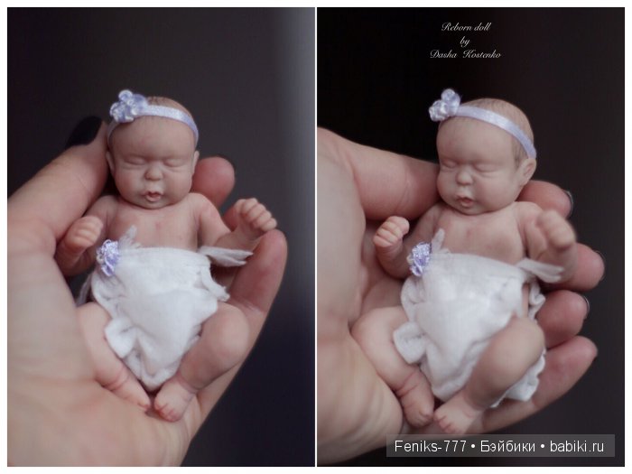 Ясенька - лавандовая принцесса! ООАК мини кукла Даши Костенко