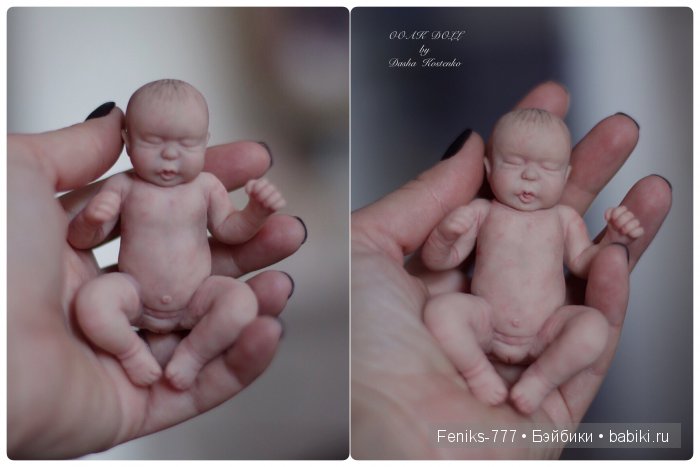 Ясенька - лавандовая принцесса! ООАК мини кукла Даши Костенко (фото 4)