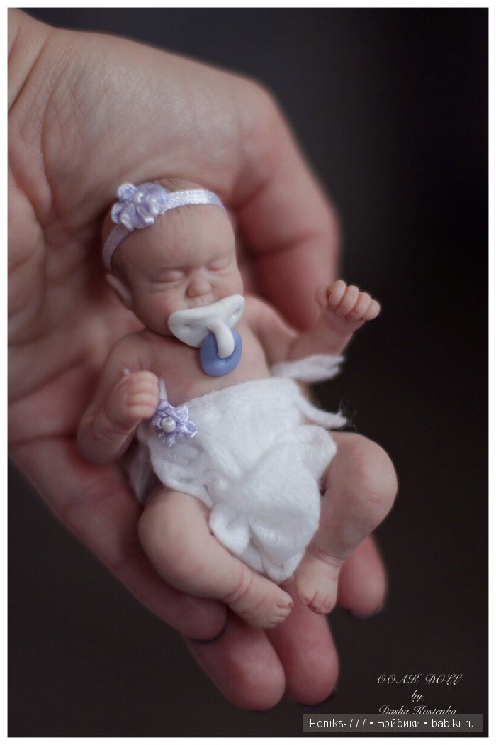 Ясенька - лавандовая принцесса! ООАК мини кукла Даши Костенко