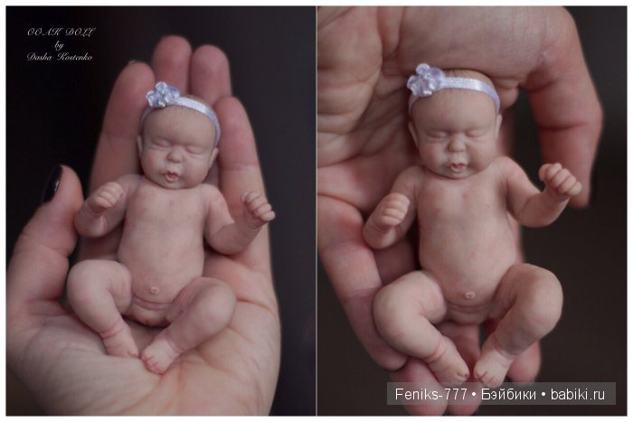 Ясенька - лавандовая принцесса! ООАК мини кукла Даши Костенко (фото 8)