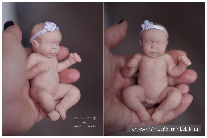 Ясенька - лавандовая принцесса! ООАК мини кукла Даши Костенко (фото 7)