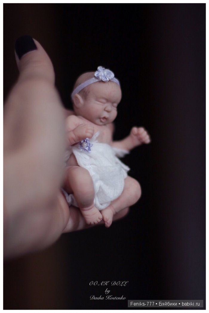 Ясенька - лавандовая принцесса! ООАК мини кукла Даши Костенко