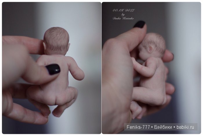 Ясенька - лавандовая принцесса! ООАК мини кукла Даши Костенко (фото 3)