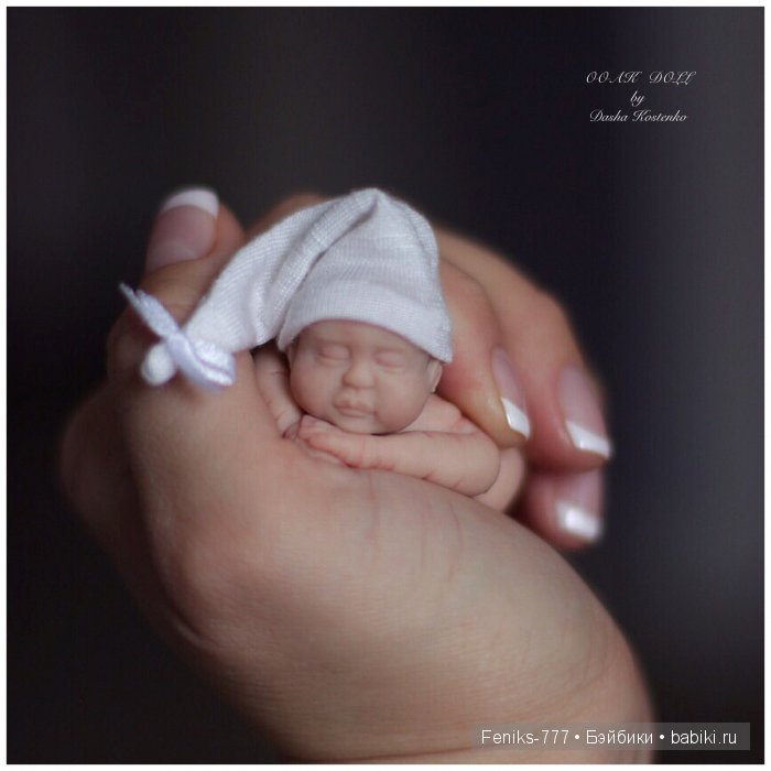 Сладкий сон! ООАК мини кукла Даши Костенко (фото 6)