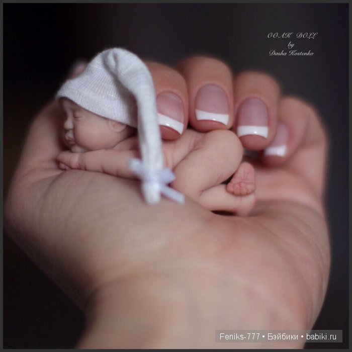 Сладкий сон! ООАК мини кукла Даши Костенко (фото 5)