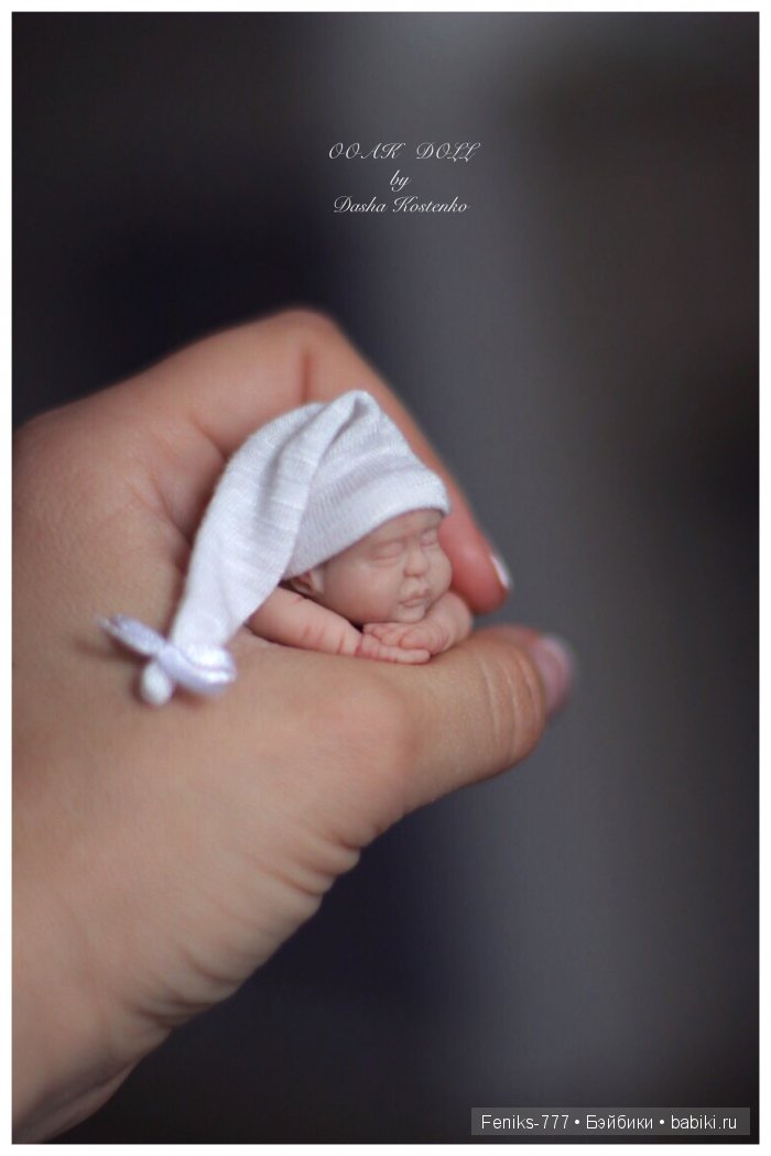 Сладкий сон! ООАК мини кукла Даши Костенко (фото 8)