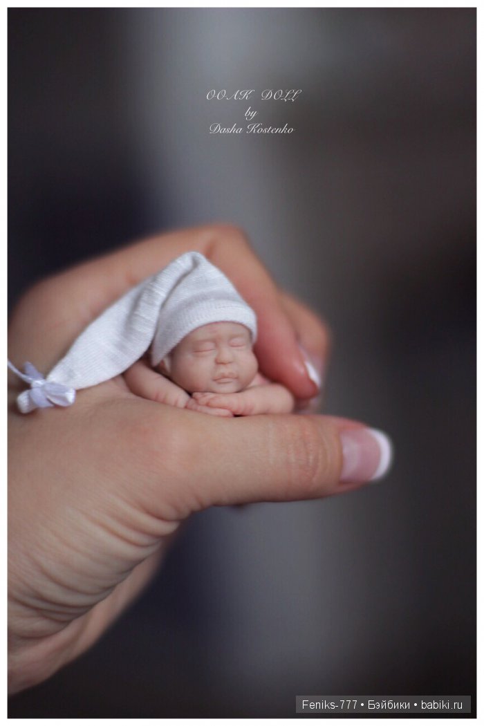 Сладкий сон! ООАК мини кукла Даши Костенко (фото 7)