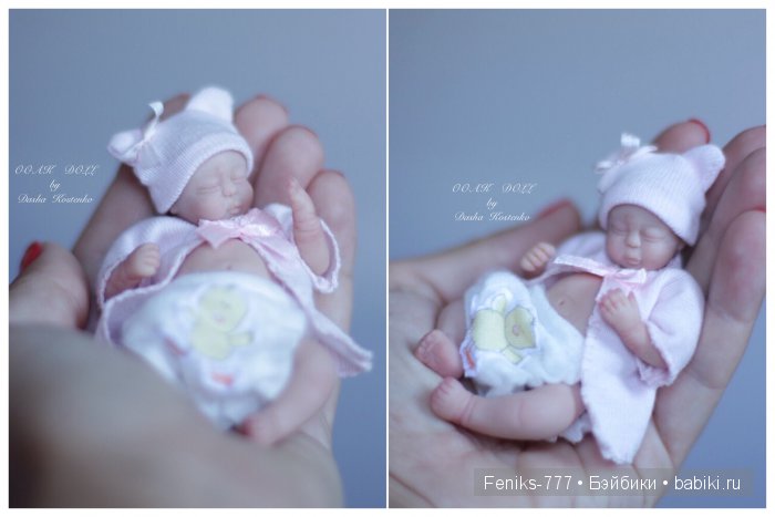 Нежность моя - София! Мини кукла ООАК Даши Костенко (фото 8)