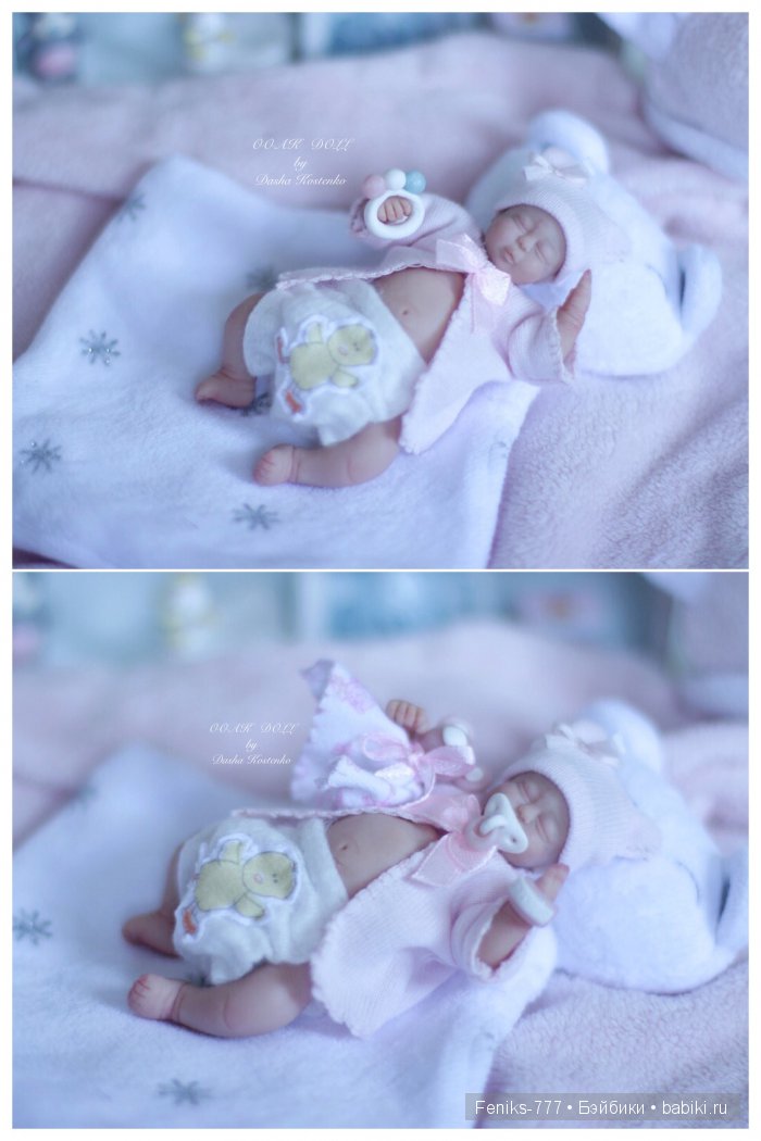 Нежность моя - София! Мини кукла ООАК Даши Костенко (фото 3)