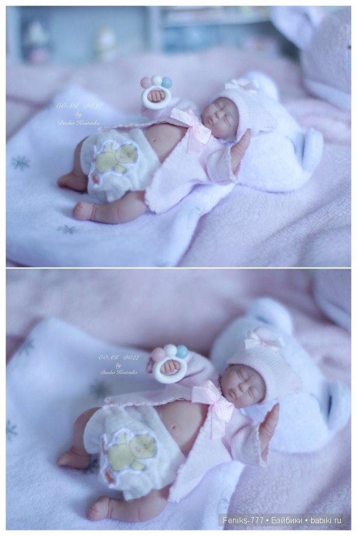 Нежность моя - София! Мини кукла ООАК Даши Костенко (фото 2)