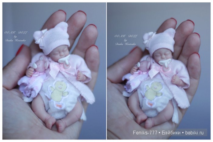 Нежность моя - София! Мини кукла ООАК Даши Костенко