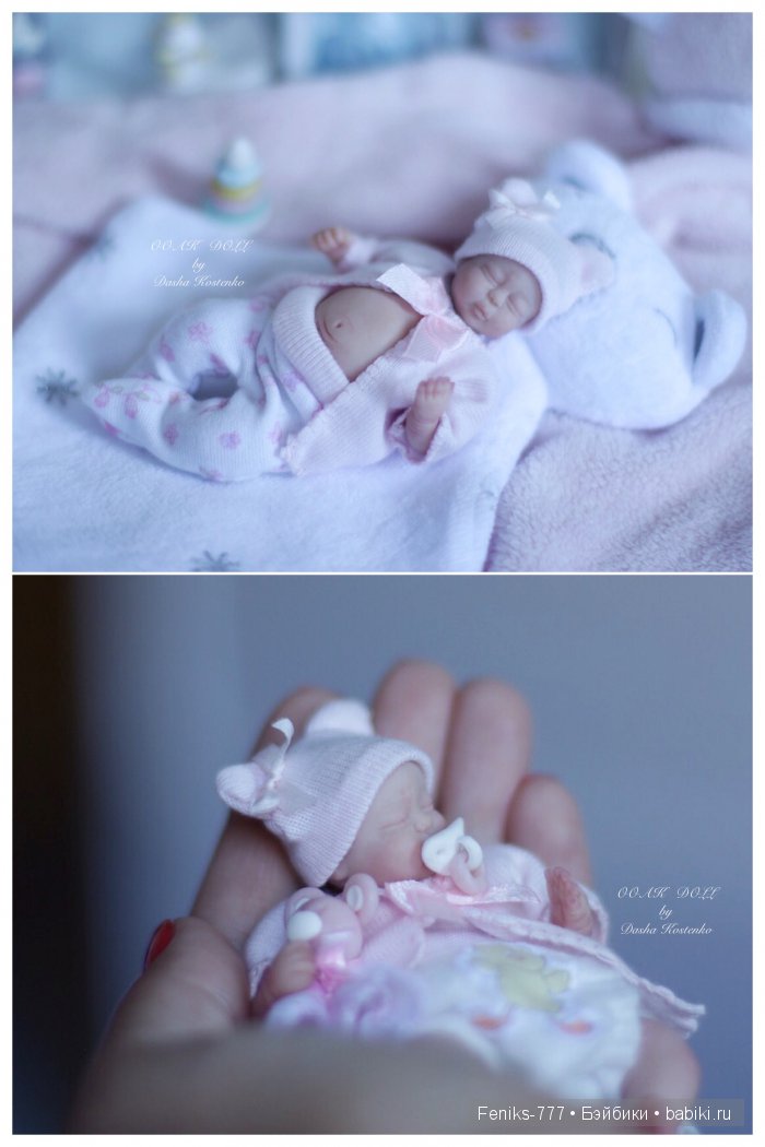 Нежность моя - София! Мини кукла ООАК Даши Костенко (фото 6)