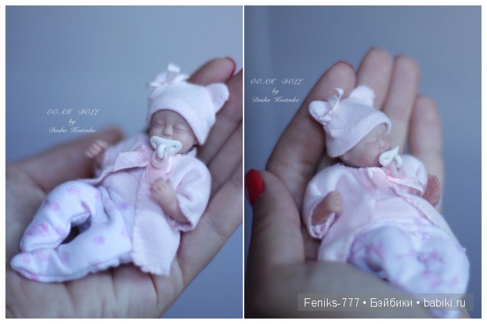 Нежность моя - София! Мини кукла ООАК Даши Костенко