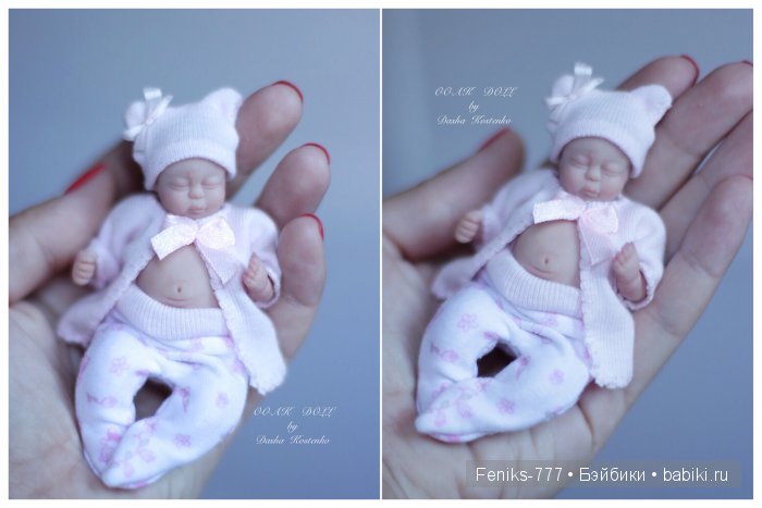 Нежность моя - София! Мини кукла ООАК Даши Костенко (фото 10)