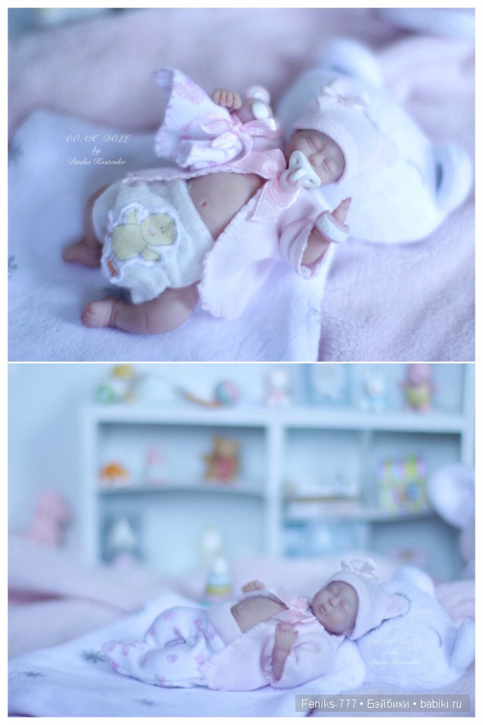 Нежность моя - София! Мини кукла ООАК Даши Костенко (фото 5)