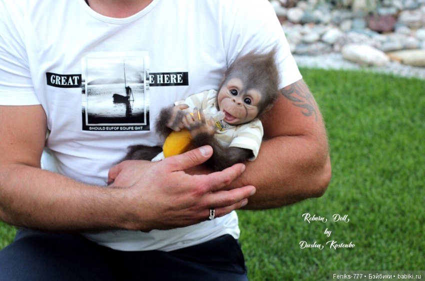 Гарик-удивительный малыш! Обезьянка реборн Даши Костенко (фото 6)